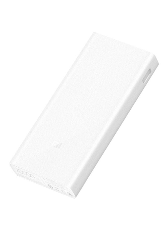 20000.0 mAh Mi Power Bank 2C Portable White