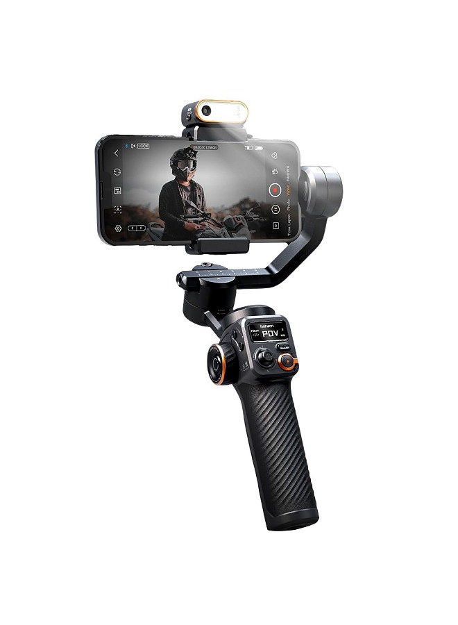 hohem iSteady M6 Kit 3-Axis Smartphone Gimbal Stabilizer Anti-shake Phone Vlog Gimbal 360° Rotatable OLED Large Screen