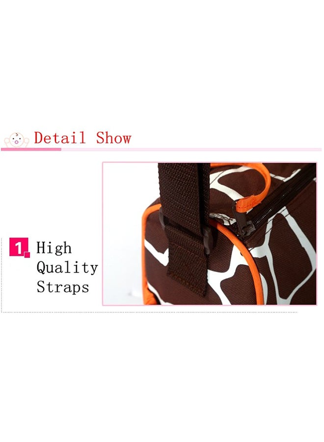 Animal Printed Microfiber Diaper Bag