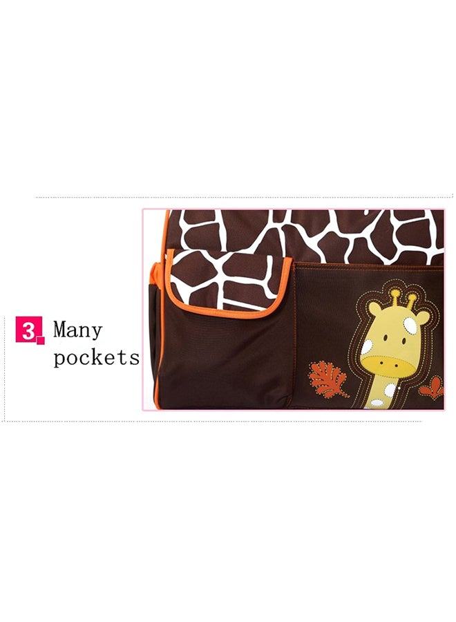 Animal Printed Microfiber Diaper Bag