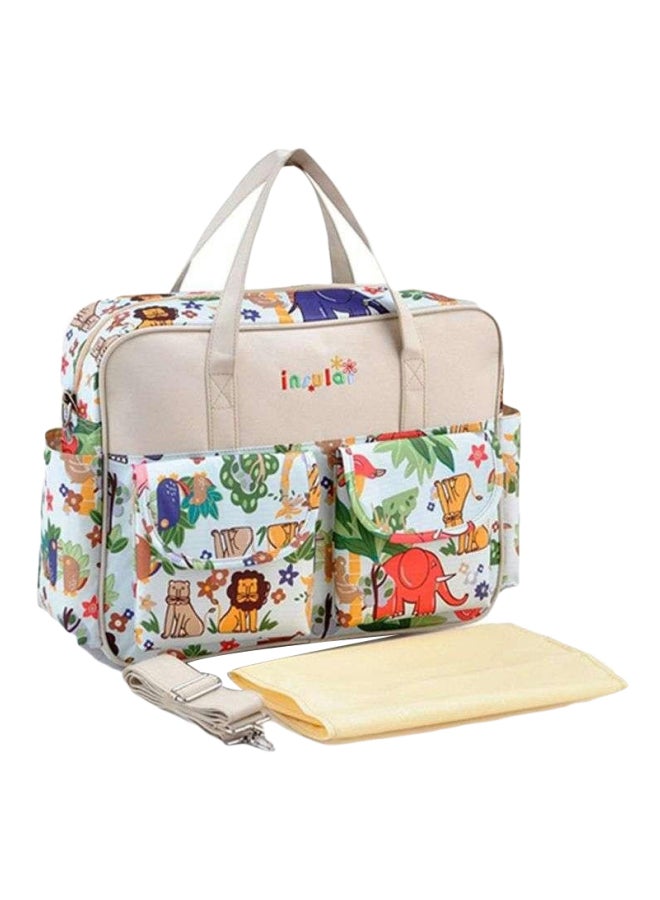 Animal Printed Multi-Functional Diaper Bag