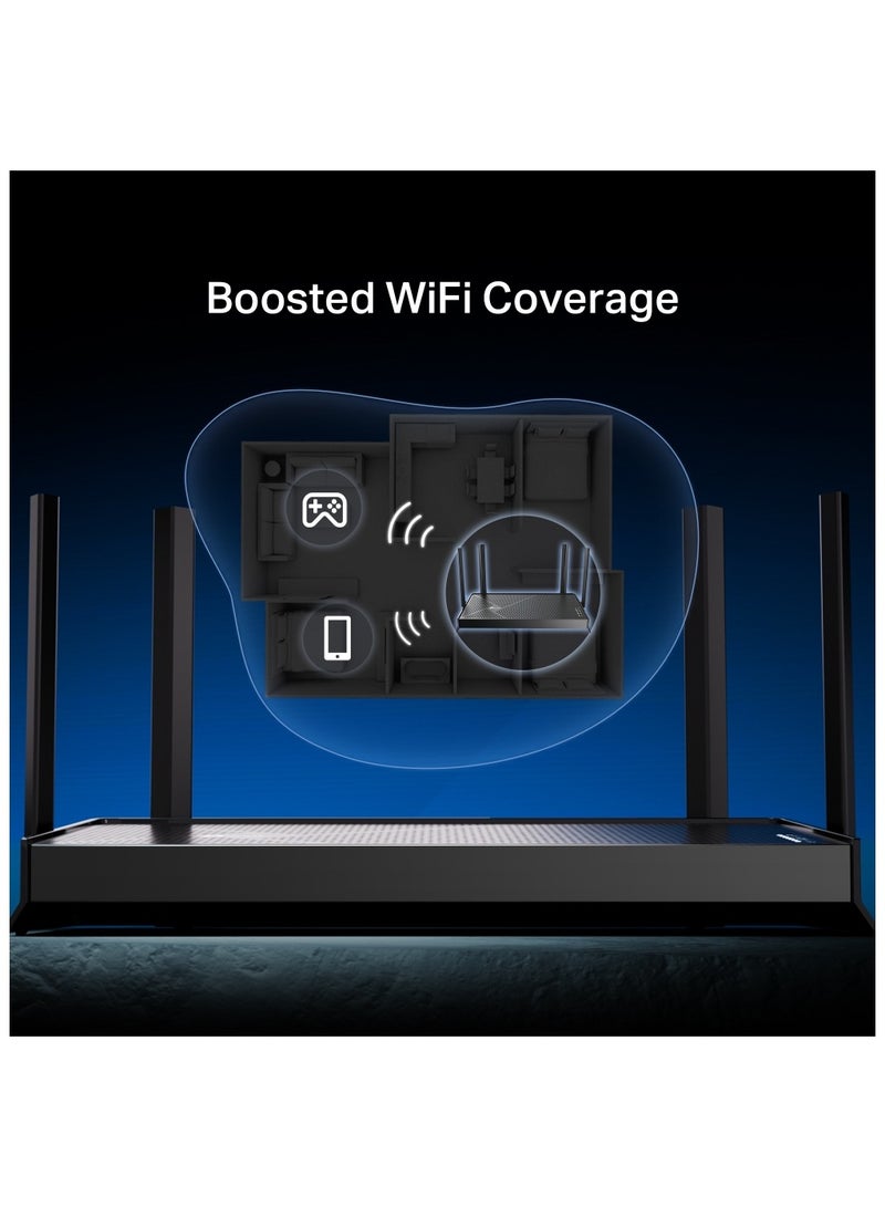 BE3600 Dual-Band Wi-Fi 7 Router, Lightning-Fast Speeds, 2.5G Multi-Gig Connectivity, Far-Reaching Coverage, Ultra Smooth Wi-Fi, EasyMesh-Compatible, TP-Link HomeShield (Archer BE230) Black