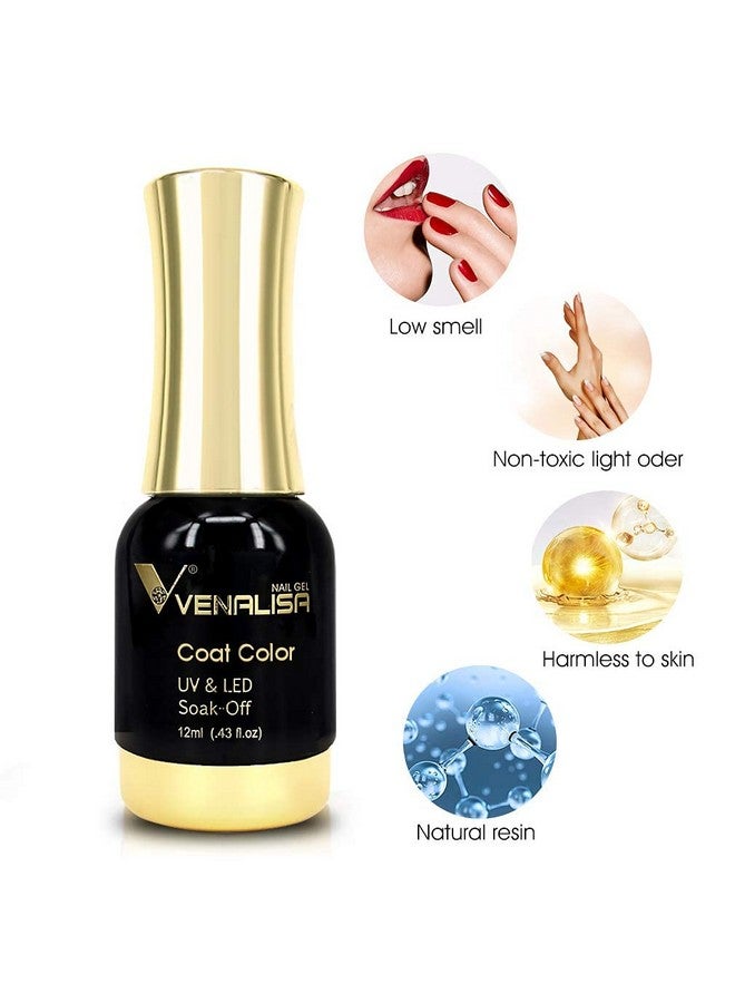 Venalisa 2Pcs Black White Gel Nail Polish Kit Nail Gel Polish Set Soak Off Uv Led Nail Art Starter Manicure Salon Diy At Home