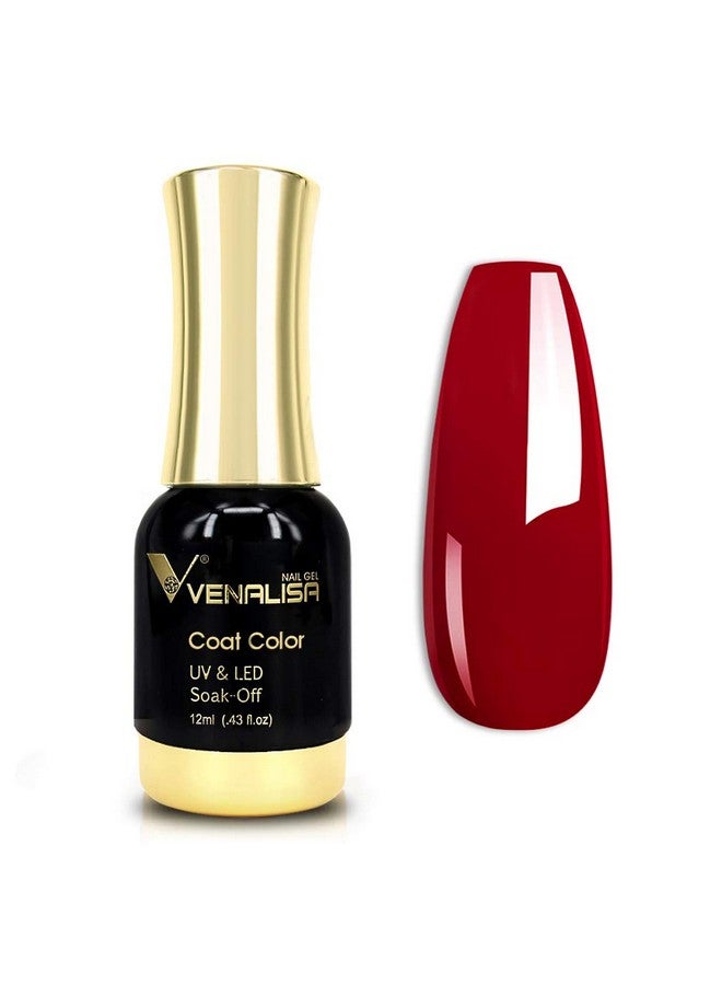 Venalisa Gel Nail Polish 12Ml Claretred Color Soak Off Uv Led Nail Gel Polish Nail Art Starter Manicure Salon Diy At Home 0.43 Oz