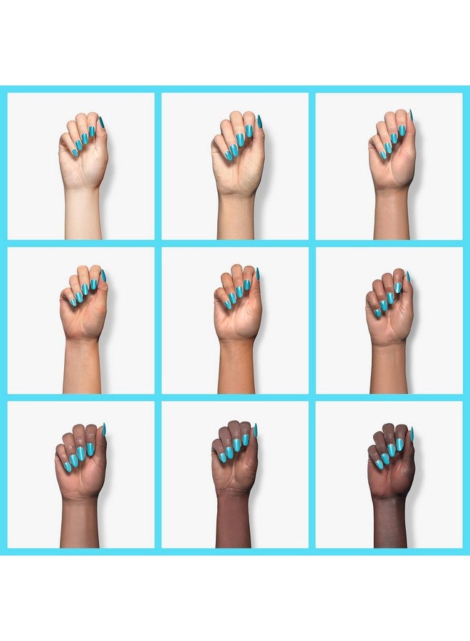 Soak Off U V Led Neon Blue Gel Nail Polish Soft Baby Blue (059) 10Ml