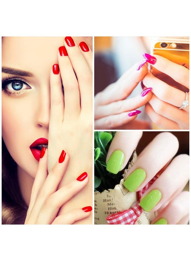 16 Sheets Fluorescence Nail Wraps For Women Self Adhesive Nail Polish Stickers Nail Polish Strips Stick On Nails Gel Nail Strips Fingernail Manicure Stickers With 1Pc Nail File