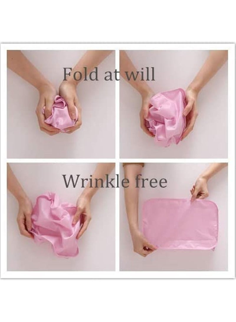 6pcs Set Travel Organizer Storage Bags Suitcase Packing Set Storage Cases Portable Luggage Organizer Clothes Shoe Tidy Pouch Bag (Pink)