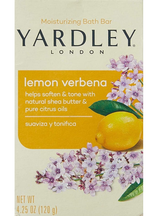 London Lemon Verbena With Shea Butter & Pure Citrus Oil Moisturizing Bar 4.25 Ozr (Pack Of 10)