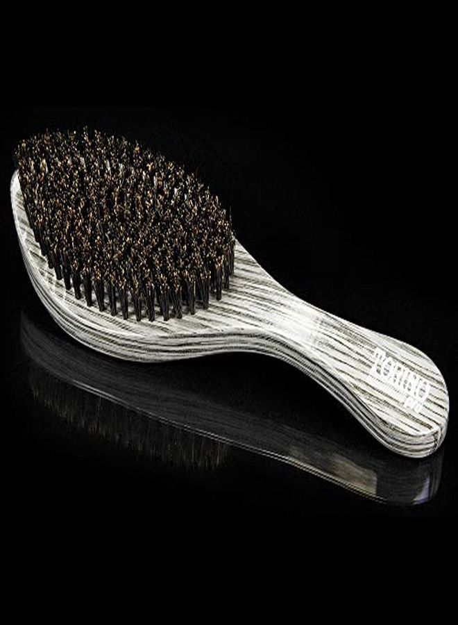 Ing Medium Curve Wave Brush Made With 100% Boar Bristles True Texture Medium All Purpose 360 Waves Brush For Men