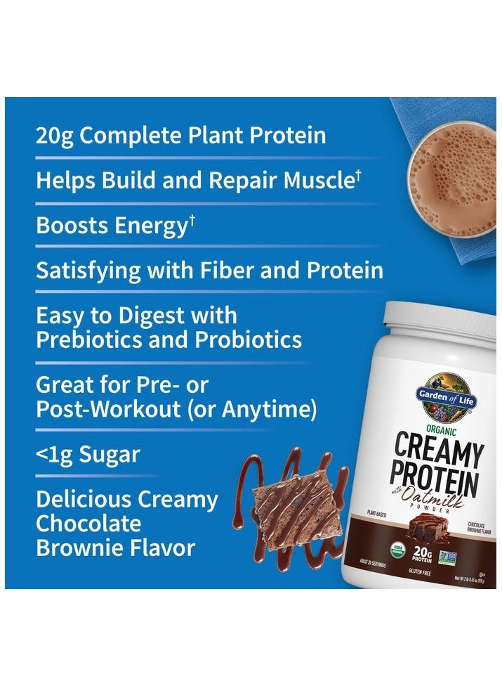 Garden Of Life Sport Organic Plant Based Protein, 30g Protein Vegan and Gluten Free, No Added Sugar Vanilla Flavour 1 LB