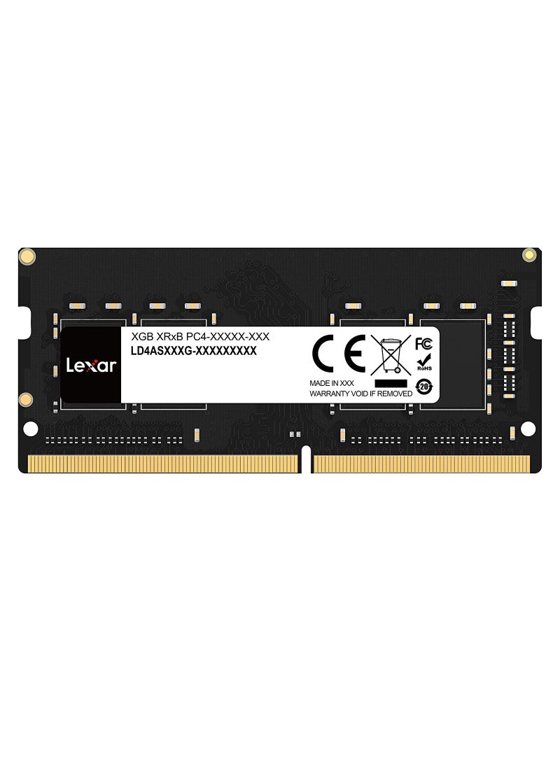 Lexar SODIMM DDR4 RAM 32GB 3200 MHz-LD4AS032G-B3200GSST Black