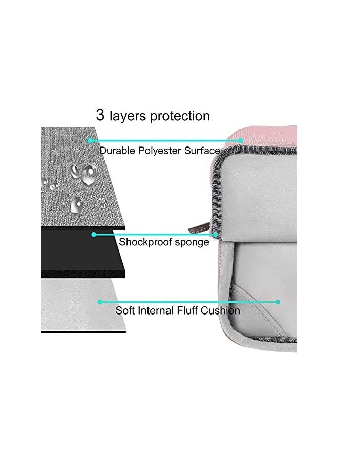MOSISO Compatible with MacBook Air 13 inch Case 2022 2021 2020 2019 2018 Release A2337 M1 A2179 A1932 Retina Display, Plastic Hard Shell&Bag&Keyboard Skin&Webcam Cover&Screen Protector, Rose Quartz