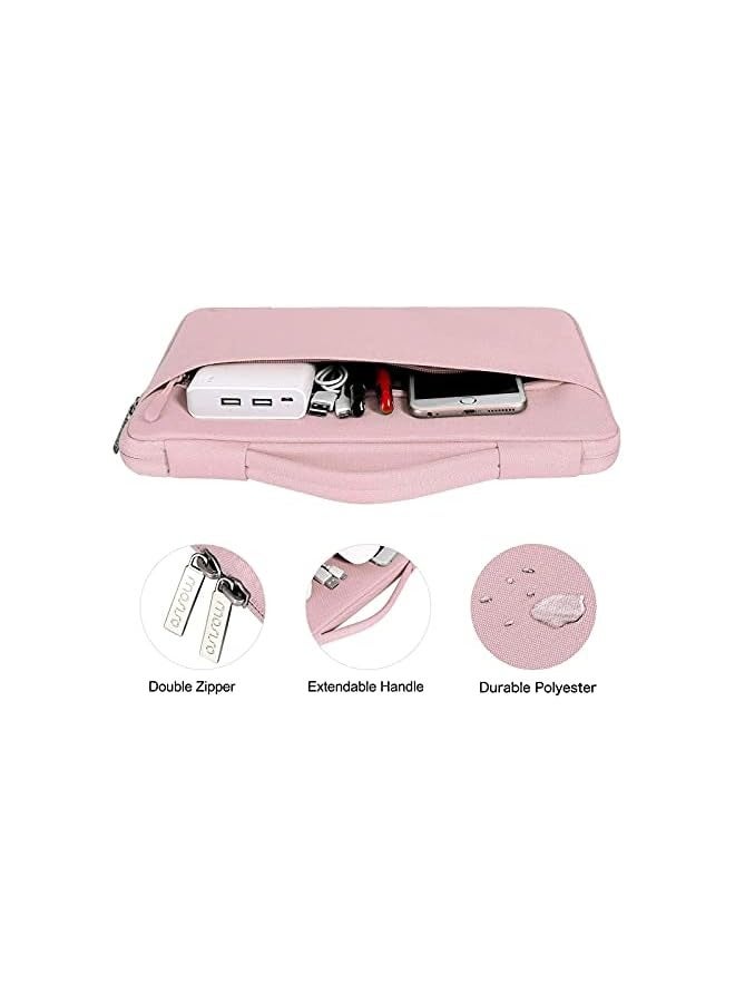 MOSISO Compatible with MacBook Air 13 inch Case 2022 2021 2020 2019 2018 Release A2337 M1 A2179 A1932 Retina Display, Plastic Hard Shell&Bag&Keyboard Skin&Webcam Cover&Screen Protector, Rose Quartz