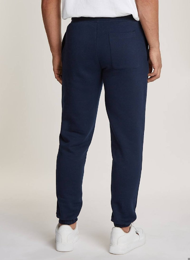 Men's Tommy Flag Slim Sweatpants - Cotton, Blue