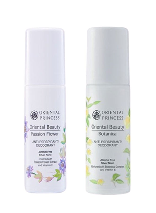 Pack Of 2 Passion Flower And Botanical Anti-Perspirant Deodorant