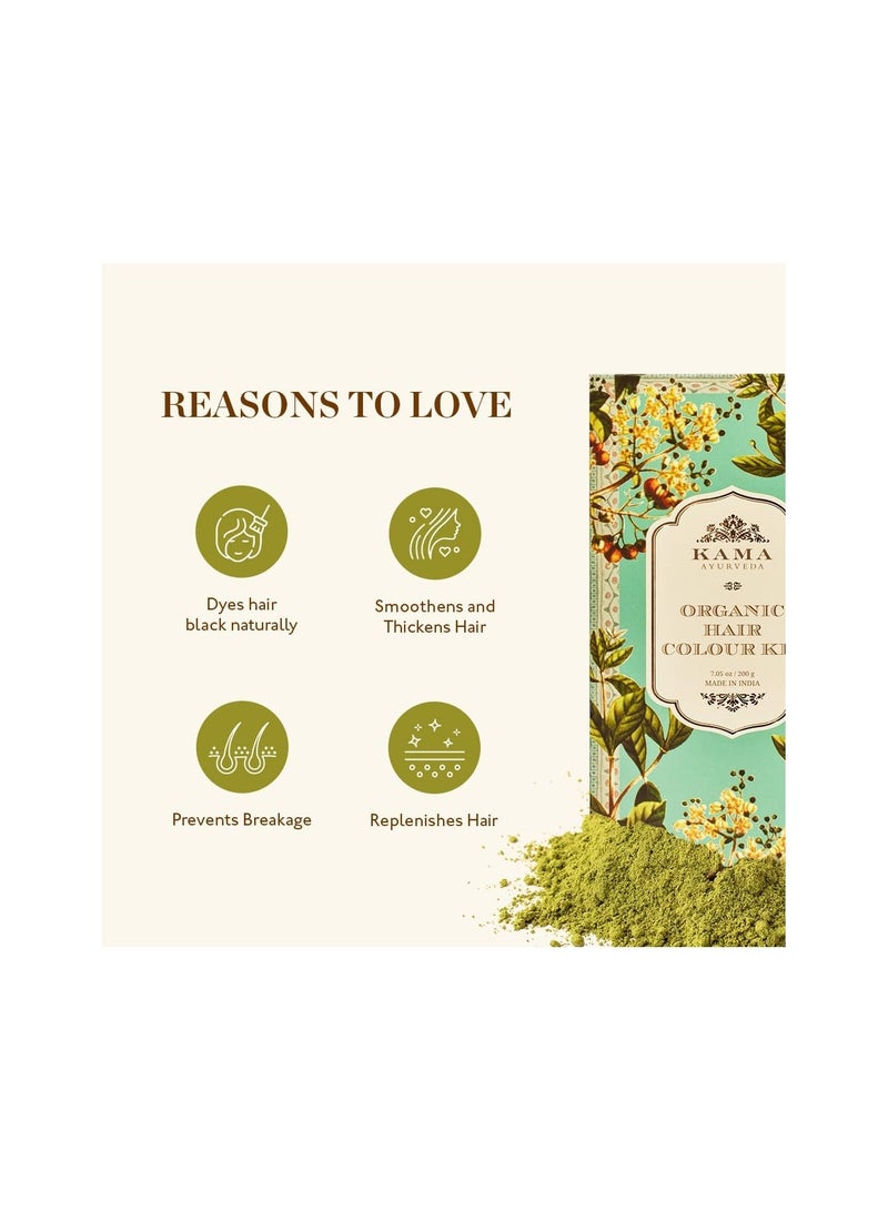 Kama Ayurveda Natural Organic Hair Coloring Kit - Pack of 2 -200g