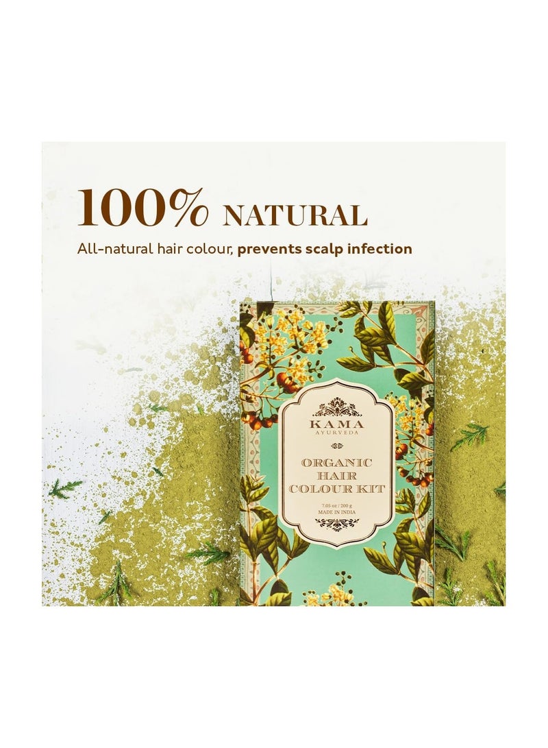 Kama Ayurveda Natural Organic Hair Coloring Kit - Pack of 2 -200g