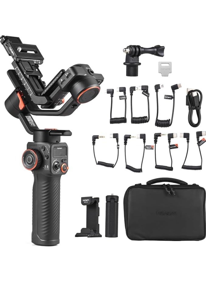 Hohem iSteady MT2 Kit Camera Gimbal - Professional 4-in-1 Camera and Smartphone Videography Gimble