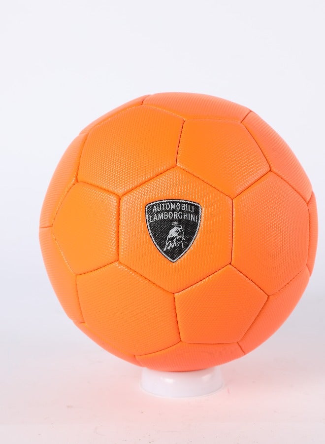 LAMBORGHINI No.5 PVC SOCCER BALL-ORANGE (Size 5)