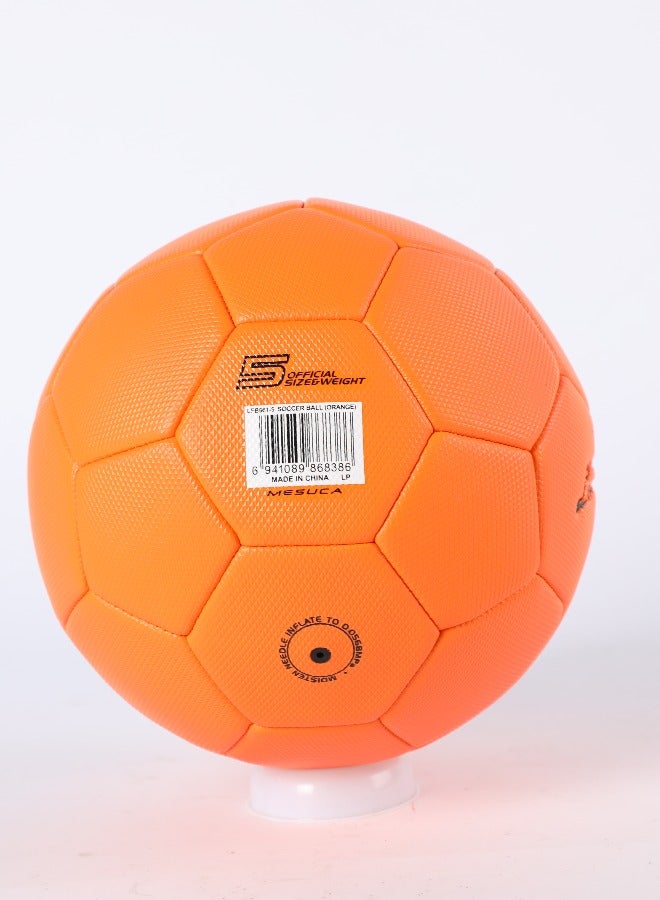 LAMBORGHINI No.5 PVC SOCCER BALL-ORANGE (Size 5)