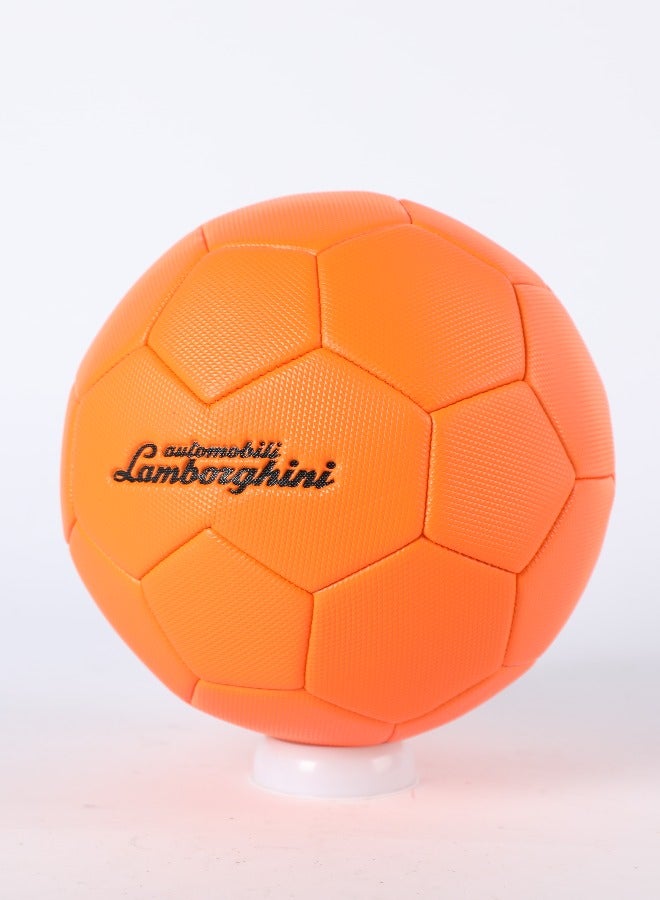 LAMBORGHINI No.5 PVC SOCCER BALL-ORANGE (Size 5)