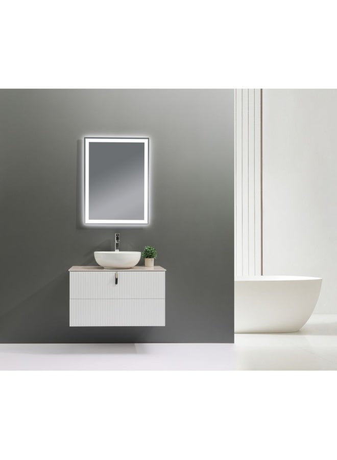 Milano Cassie Vanity Model Hs164004 With Led Mirror 800*500*480Mm (2Ctns/Set )