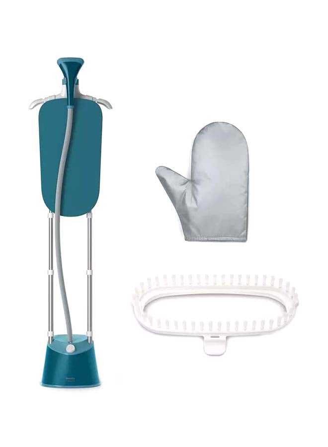 1000 Series Garment Steamer Detachable Water Tank 1.8 L 1800 W STE1040/26 Blue/Silver