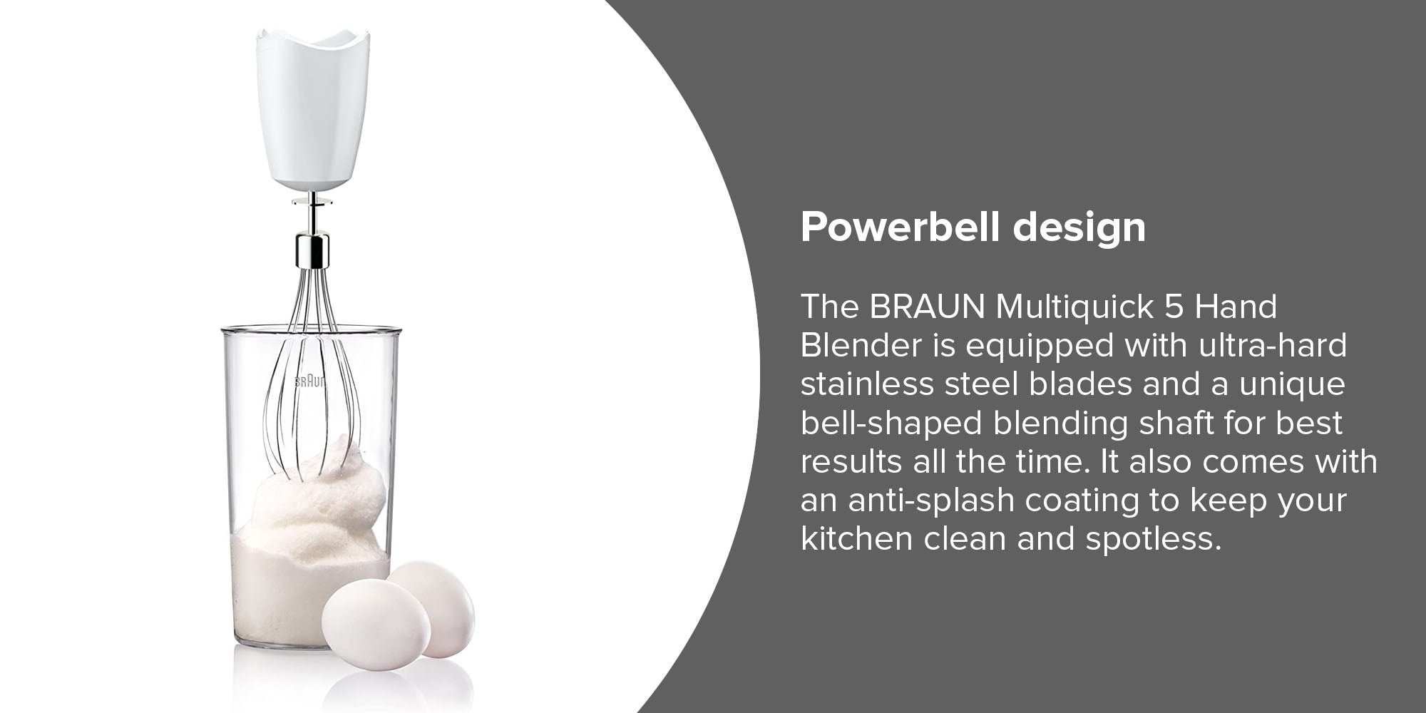 Multi Quick Hand Blender MQ535 White/Silver