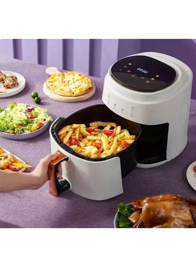 Air Fryer 8L Capacity 2400W Power Precise Temperature Control LED Touch Screen Healthy Cooking Easy to Clean