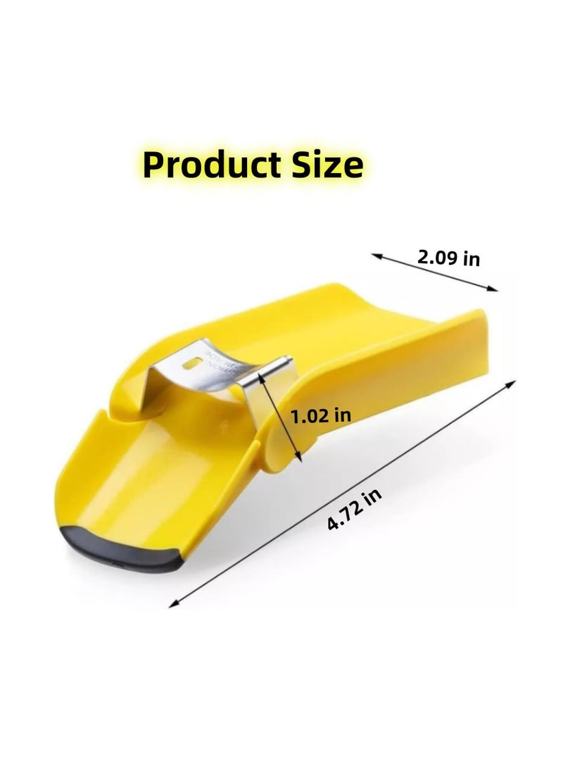 Fast Corn Cob Separator, 2 Pack Corn Peeler for Corn on the Cob, Corn Cob Stripper, Kitchen Quick Corn Cutter to Cut Corn off the Cob, Easily Peel Your Corn Cobs, Cooked or Fresh
