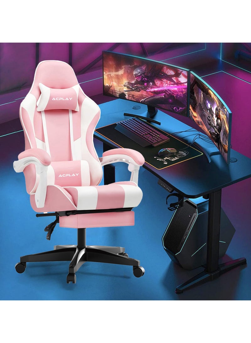 High Back Gaming Chair,High Quality Ergonomic PC Computer Chair,Adjustable Swivel, Headrest & Lumbar Support,Ideal for Office,Computer & Gaming