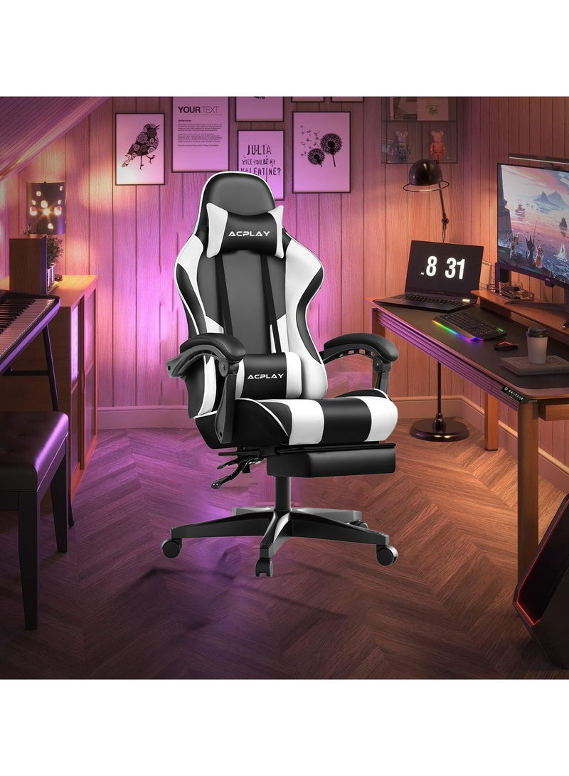 High Back Gaming Chair,High Quality Ergonomic PC Computer Chair,Adjustable Swivel, Headrest & Lumbar Support,Ideal for Office,Computer & Gaming