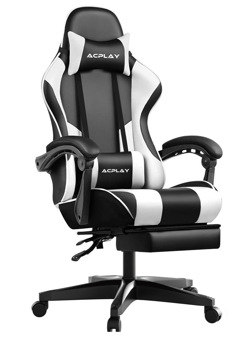 High Back Gaming Chair,High Quality Ergonomic PC Computer Chair,Adjustable Swivel, Headrest & Lumbar Support,Ideal for Office,Computer & Gaming