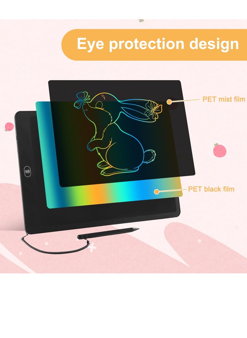 Kids Toys 16 Inch LCD Writing Tablet, Electronic Drawing Board for Kids and Adults, Travel Essentials for 3-6 Year Olds, Birthday Gift, Party Favors, Stocking Stuffers for Kids, Women, Men (Black)