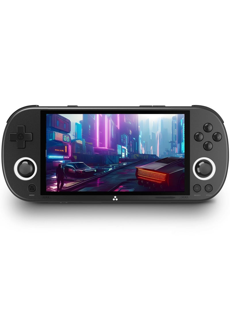 5 inch Handheld Game Console Open source handheld game console 720*1280 IPS high definition smart handheld Game Consoles Preinstalled Emulator System Black Memory Card not Included