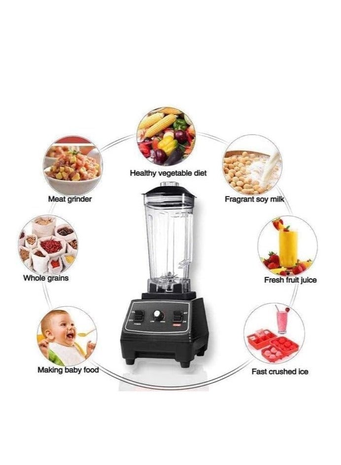 Silver Crest 4500w Heavy Duty Commercial Grade Blender With 2 Jars (Sc-1589, Multicolour)