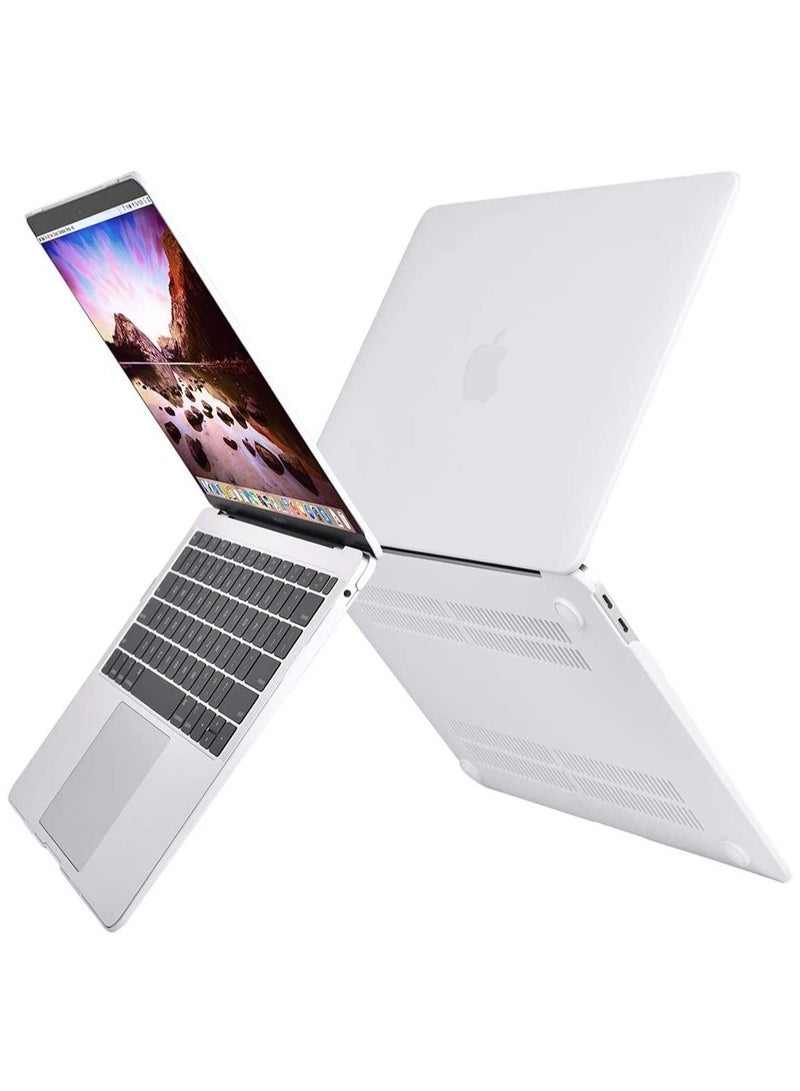 NTECH Compatible with MacBook Air 13 inch Case 2022 2021 2020 2019 2018 Release A2337 M1 A2179 A1932 Retina Display with Touch ID Plastic Hard Shell Case & Keyboard Cover Skin Crystal Clear