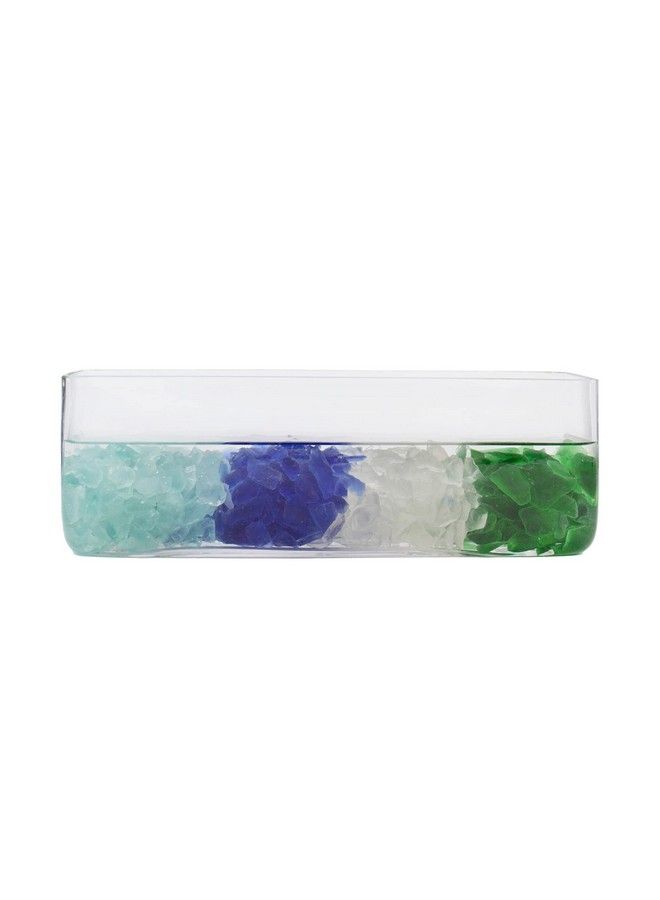 Clear Glass Gemstone Beads Vase Fillers (1 Lb) Flat Marble Beads Multiple Color Choices Aquarium Decor Rocks Floral Stones Decorative Mosaic Gem Pebbles (Approx. 85100 Pcs)