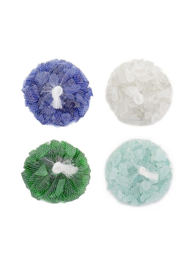 Clear Glass Gemstone Beads Vase Fillers (1 Lb) Flat Marble Beads Multiple Color Choices Aquarium Decor Rocks Floral Stones Decorative Mosaic Gem Pebbles (Approx. 85100 Pcs)