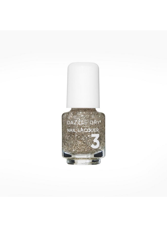 Nail Mini Lacquer (Step 3) Shooting Star A Warm Silver Glitter. (0.17 Fl Oz 5 Manicures)