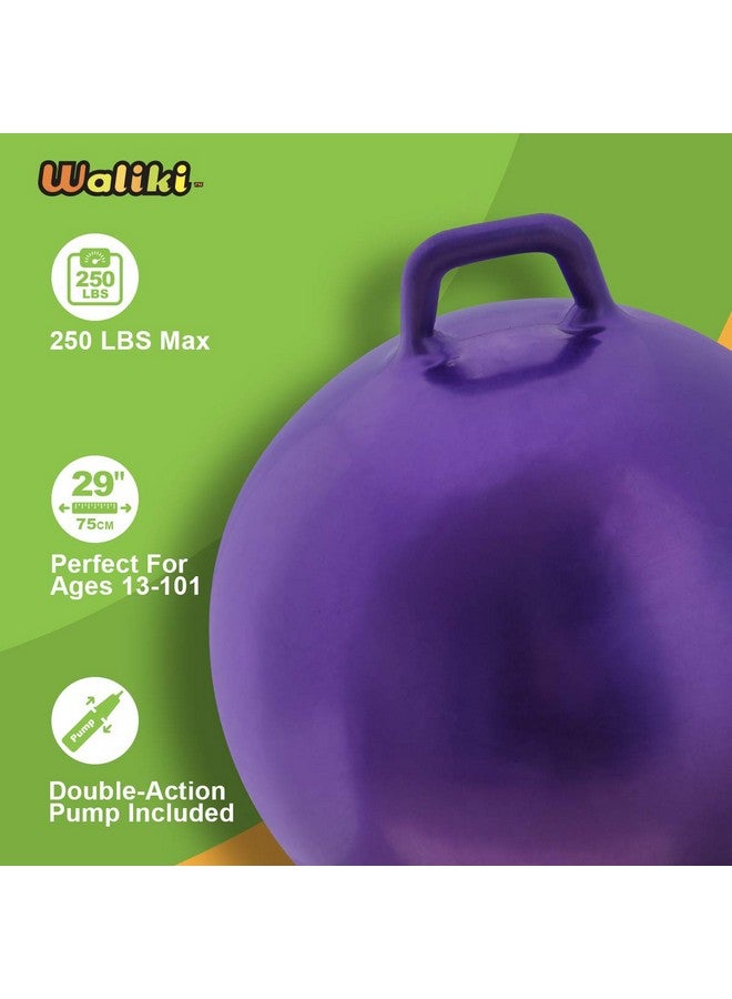 Hopper Ball Adults 13101 Hoppity Hop Jumping Hopping Ball Space Hopper Purple 29”