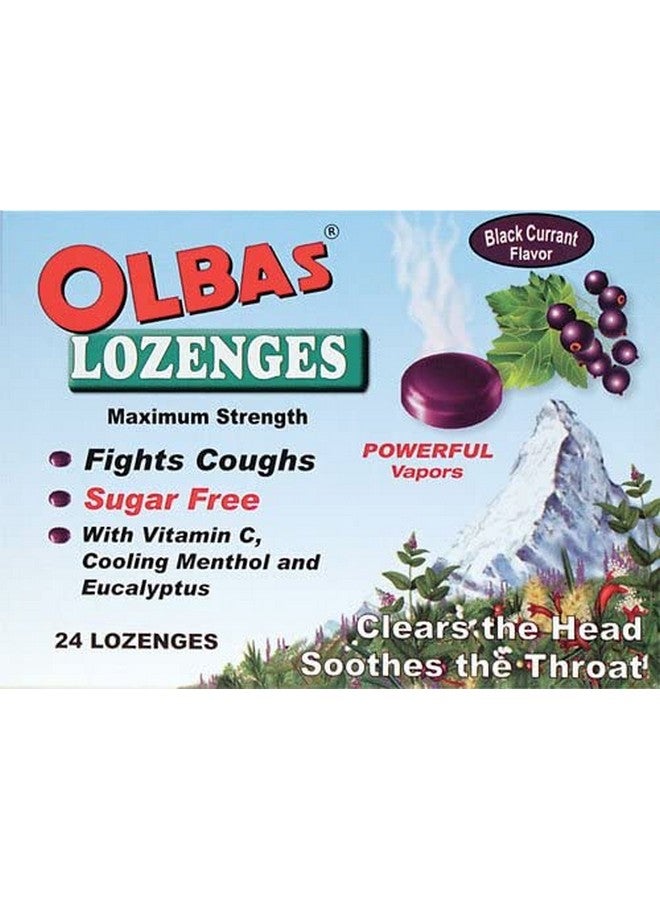 Sugar Free Cough Drops Lozenges, 24 Count