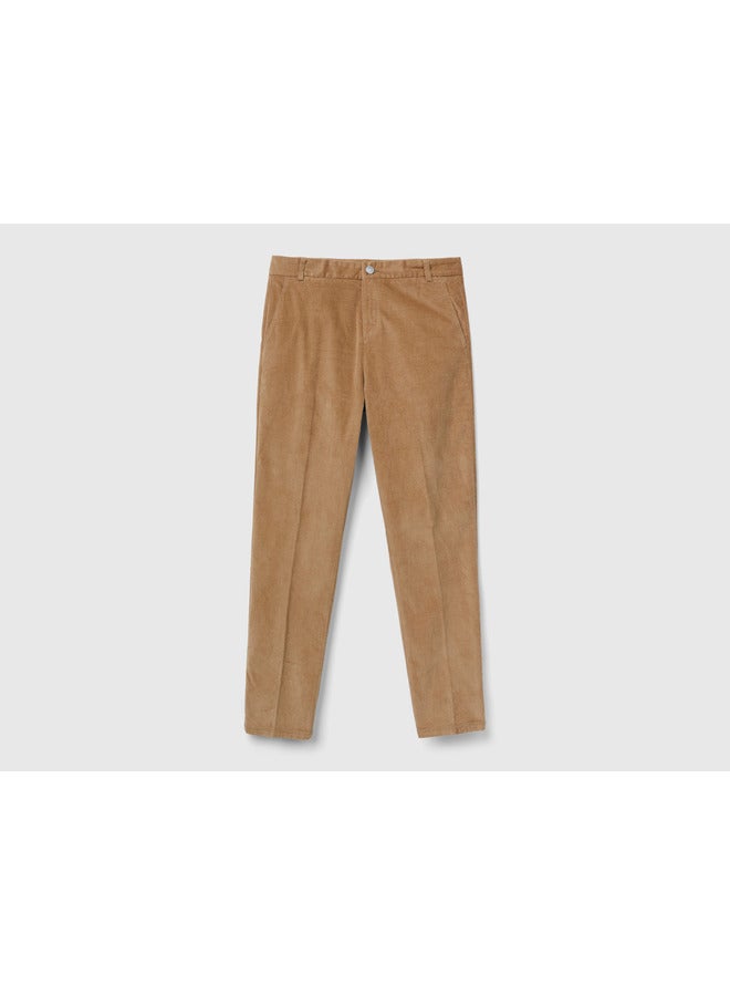 Stretch Velvet Chinos