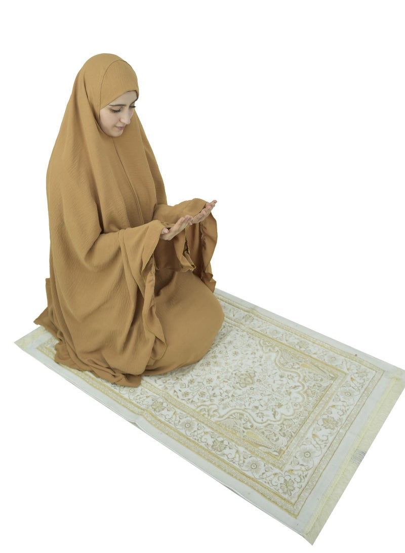 Two Piece Islamic prayer dress for women plus size