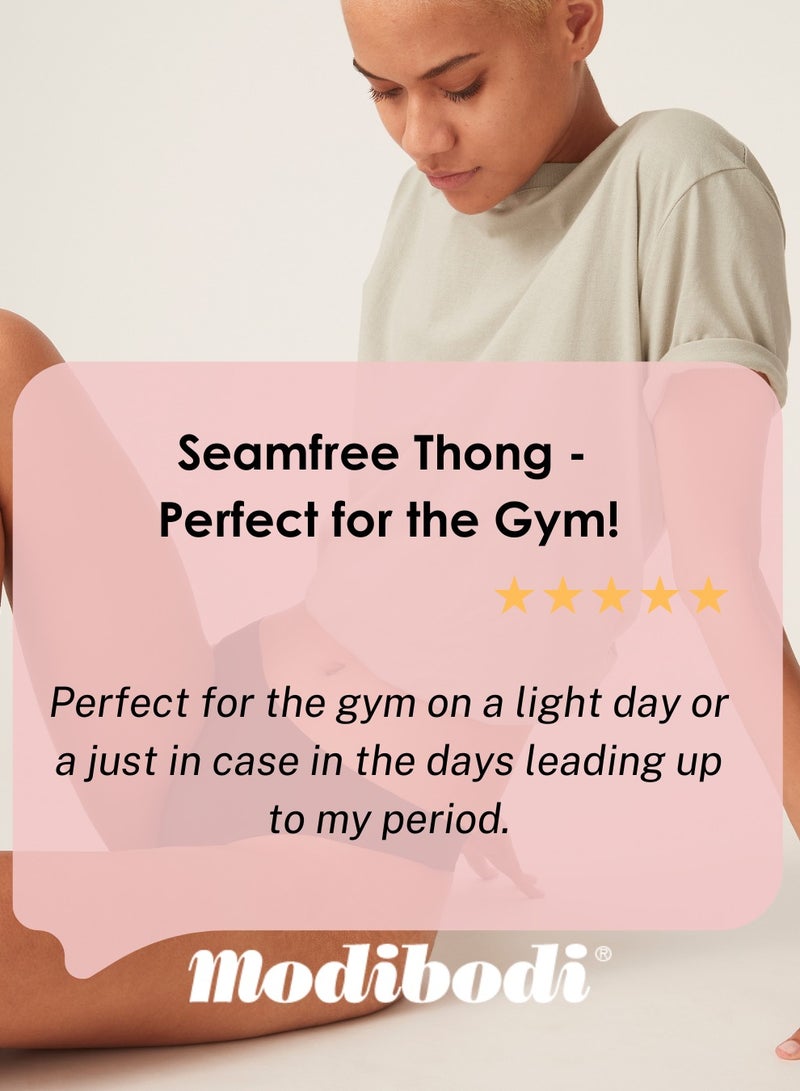 Seamfree Thong - Super-Light Absorbency - Period Protection Underwear for Women