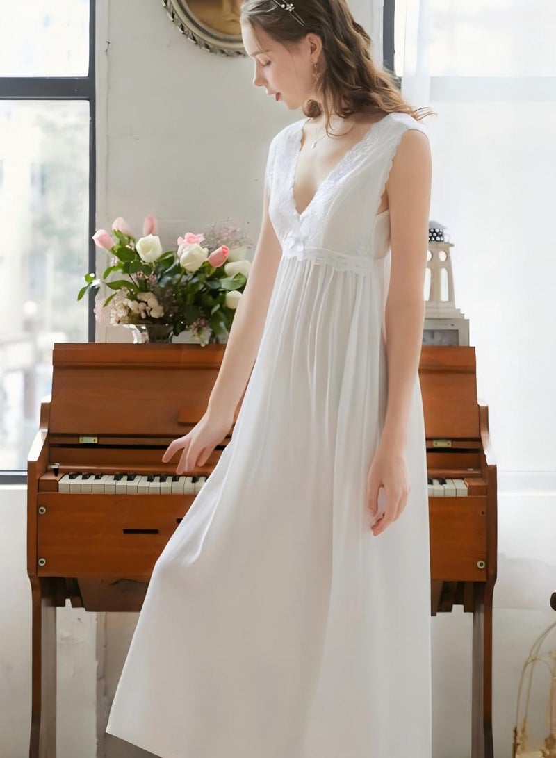 Women's Sweet V-Neck Nightdress  Pajamas