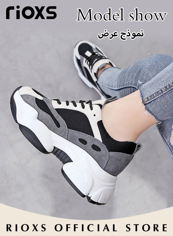 Trainers For Women, Breathable Casual Sports Shoes, Comfortable Women's Sneakers, Lightweight Athletic Shoes For Running Jogging Walking, Round Toe Slip-Resistant Shoes, Ladies Sneakers Shoes