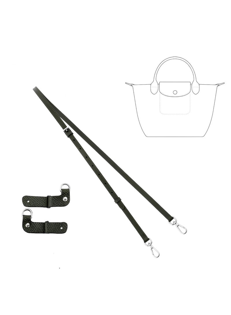 Skycare Genuine Leather Purse Straps - Adjustable Shoulder Strap for Longchamp Mini Bags