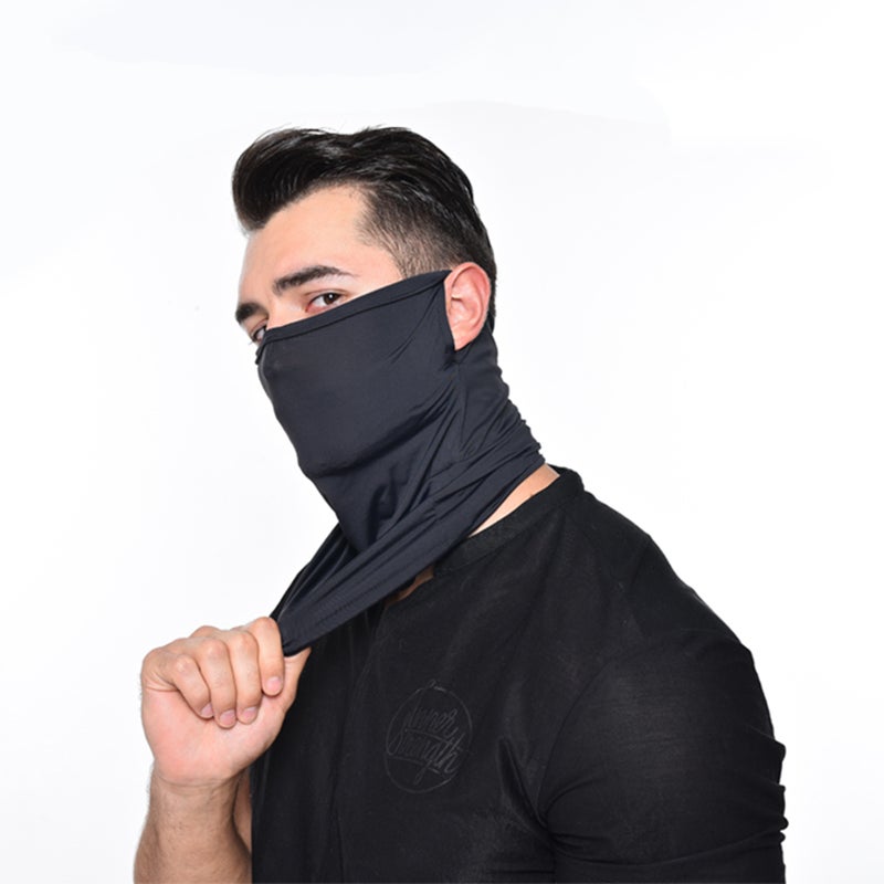 Mounting Ear Neck Gaiter Black