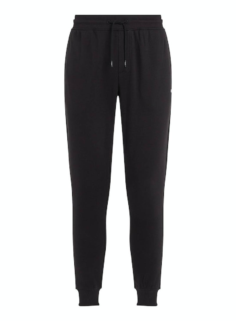 Men's Slim Fleece Jogging Joggers Sweatpants, Black